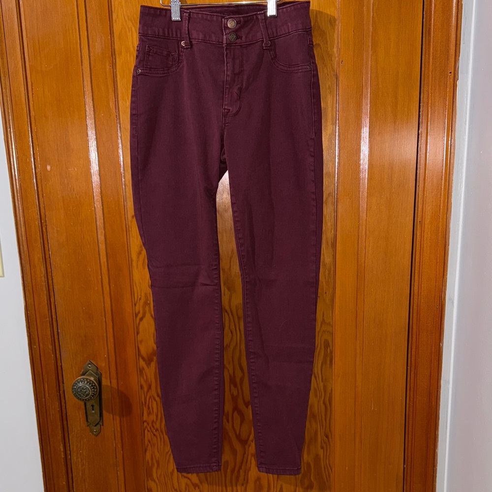 Maurices Women's Burgundy Jeans